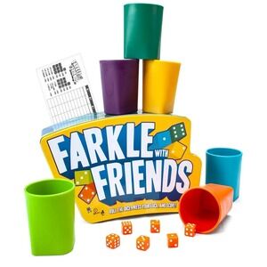 Farkle with Friends Game Party Set Dice Game for 6 Players‎ Deluxe